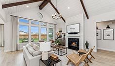 KHovnanian Homes living room